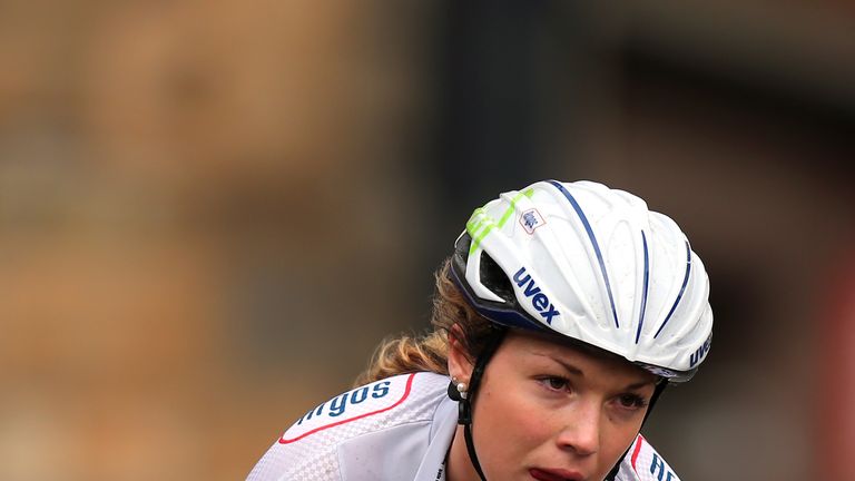 Lucy Garner of Argos-Shimano in action during the 2013 National Womens Road Race Championships on June 23, 2013 in Glasgow, Scotland.