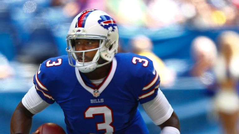 Quarterback EJ Manuel in action for the Buffalo Bills.