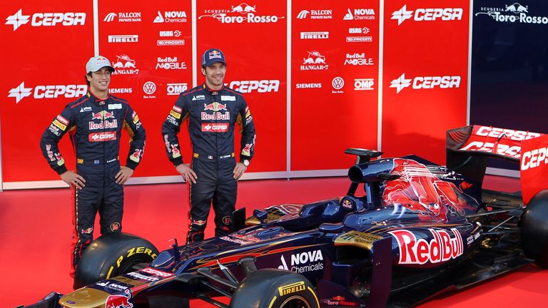 Daniel Ricciardo joined Toro Rosso for 2012