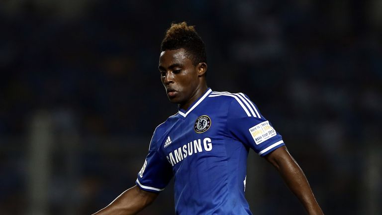 Islam Feruz of Chelsea controls the ball during the match between Chelsea and Indonesia All-Stars 