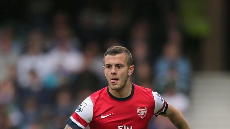 Jack Wilshere in action for Arsenal