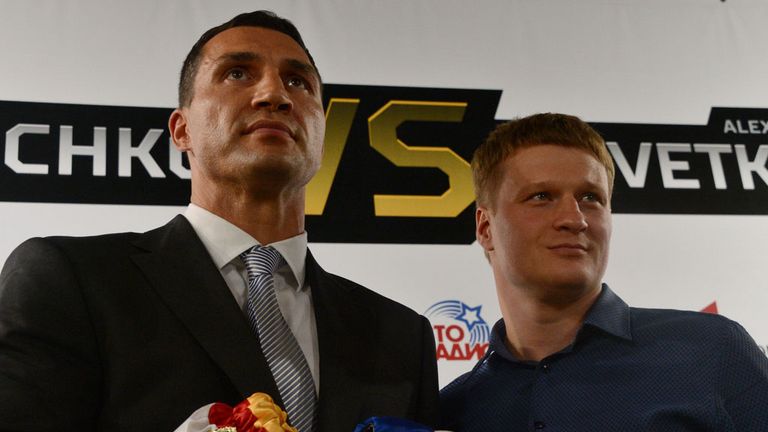Wladimir Klitschko and Alexander Povetkin
