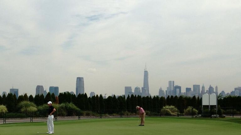 View of Liberty National posted by Graham DeLaet on Twitter