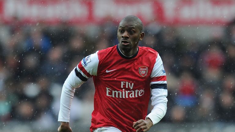 Abou Diaby during Arsenal vs Swansea City