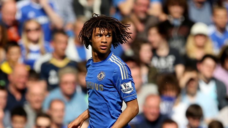 Nathan Ake of Chelsea in action during the Barclays Premier League match between Chelsea and Everton at Stamford Bridge