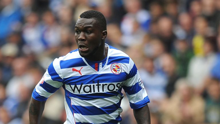 Royston Drenthe of Reading in action against Watford