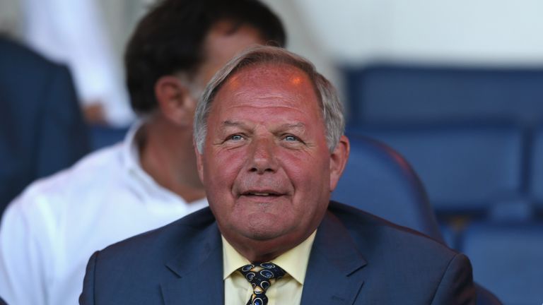 PETERBOROUGH, ENGLAND - JULY 29:  Barry Fry, the Peterborough United director of football looks on during the pre season friendly match between Peterborough United and Hull City at London Road Stadium on July 29, 2013 in Peterborough, England.  (Photo by David Rogers/Getty Images)