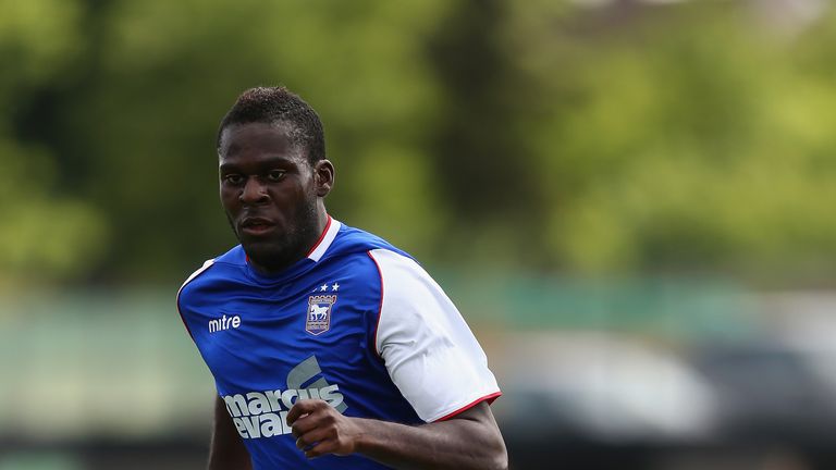 BARNET, ENGLAND - JULY 20:  Frank Nouble of Ipswich Town in action during the pre season friendly match between Barnet and Ipswich Town at The Hive on July 20, 2013 in Barnet, England.  (Photo by Clive Mason/Getty Images)