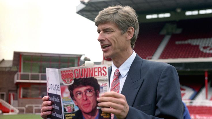 File photo dated 22/09/1996 of New Arsenal manager Arsene Wenger at Highbury Stadium, London.