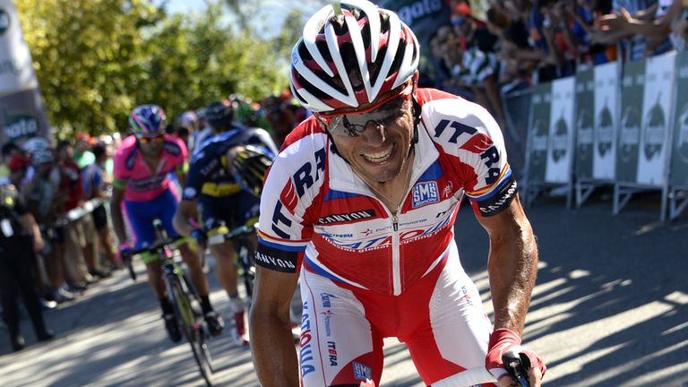 Joaquim Rodriguez launched his winning attack 1km out