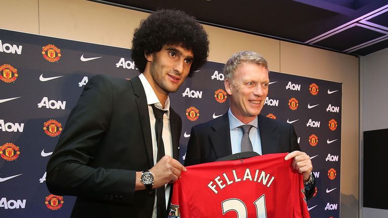 David Moyes firmó a Fellaini para el Manchester United