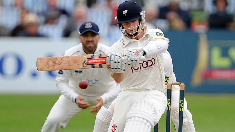 - Williamson of Yorkshire looks to pull it during day two of the LV County Championship match between Sussex and Yorkshire 
