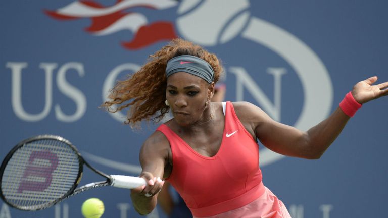 - Williams of the US plays a shot against compatriot Sloane Stephens during a 2013 US Open womens singles match 
