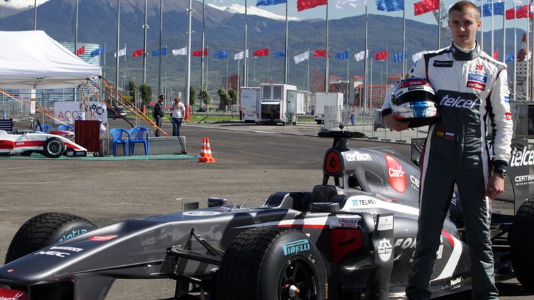 Debut: Russian hopeful Sergey Sirotkin recently drove a Sauber at Sochi