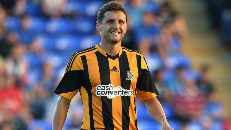 Alex Bruce in action for Hull City