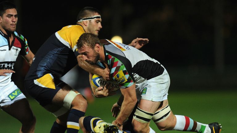 Chris Robshaw led from the front as Harlequins beat Worcester on Friday night