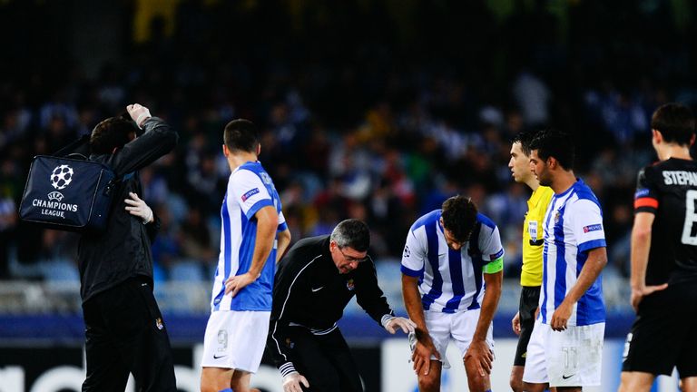 Injury blow: Esteban Granero looks set to spend the next six months out with knee injury
