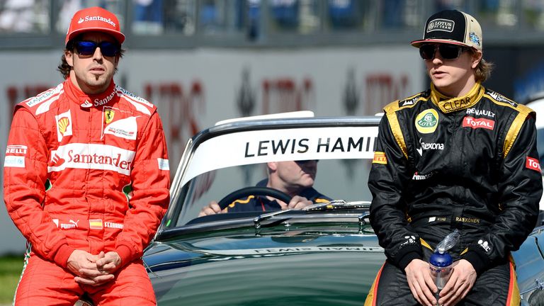 Kimi Raikkonen and Fernando Alonso