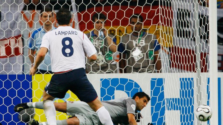 1 July 2006: Frank Lampard has his penalty saved by Ricardo in the Quarter-final penalty shootout during the World Cup in Germany