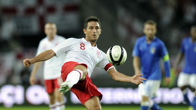 15 Aug 2012:  Frank Lampard captained the Three Lions in their friendly against Italy which England won 2¿1