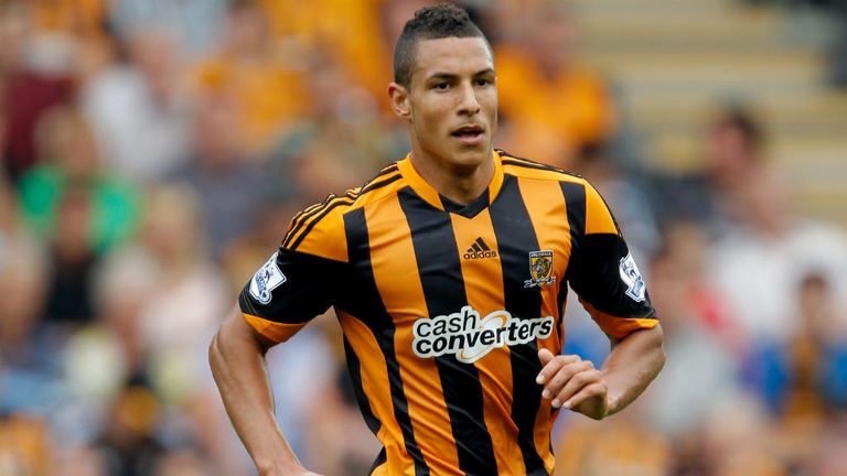 Jake Livermore of Hull City in action against Manchester City