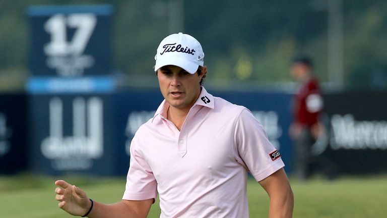Peter Uihlein at the Alfred Dunhill Links Championship at St Andrews.