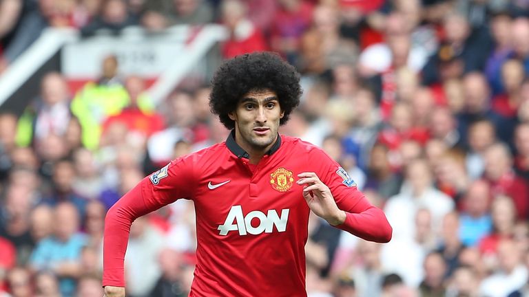 Marouane Fellaini makes his Manchester United debut against Crystal Palace