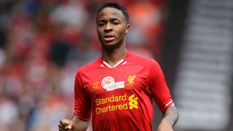 Raheem Sterling in pre-season action for Liverpool
