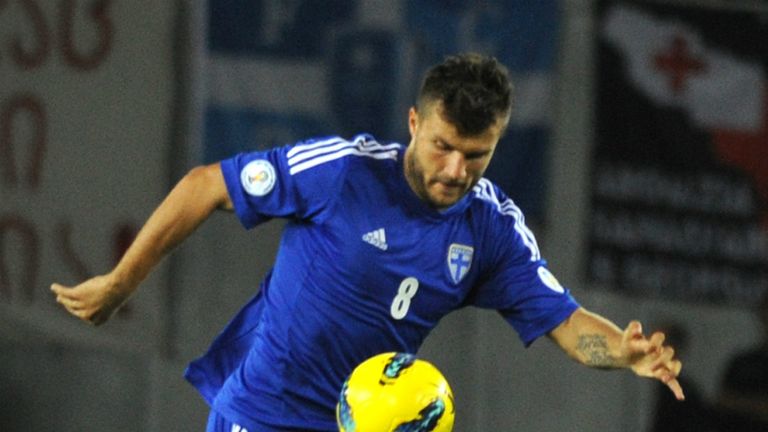 Roman Eremenko scored the only goal, from the spot, as Finland registered their second victory in World Cup qualifying Group I over Georgia