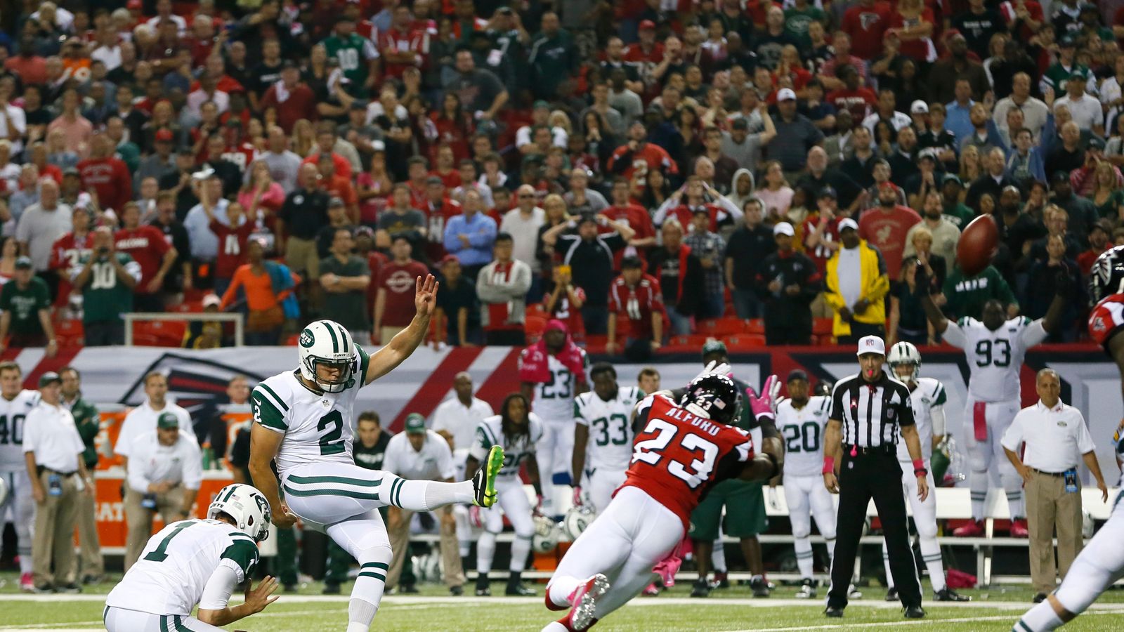 NY Jets upset Atlanta Falcons as Geno Smith drives team to set up Nick Folk  field goal – New York Daily News