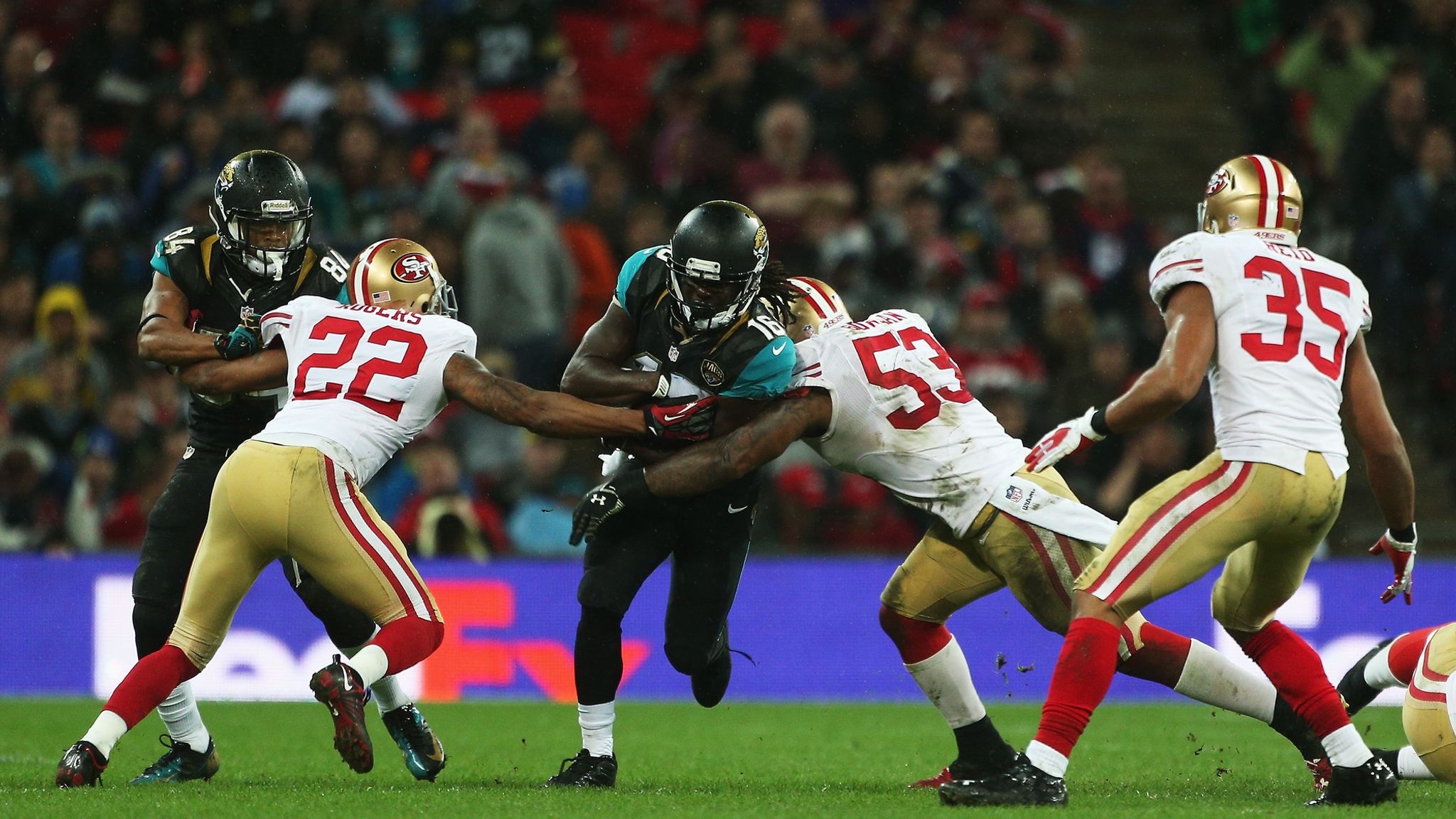 San Francisco 49ers 42-10 Jacksonville Jaguars at Wembley – in pictures, Sport