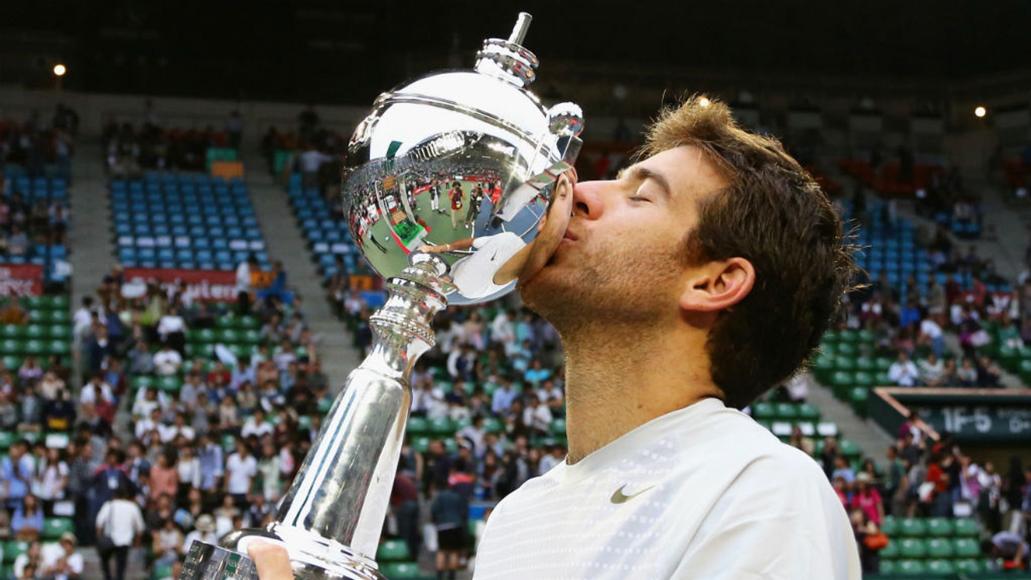 ATP Japan Open Juan Martin Del Potro beats Milos Raonic 76 (7/5) 75