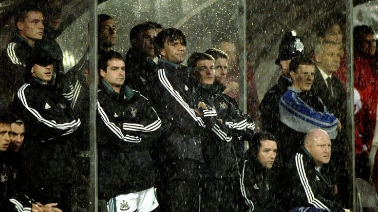 25 Aug 1999:  A dejected Ruud Gullit of Newcastle as his side go 2-1 down during the Newcastle United v Sunderland at St James's Park.