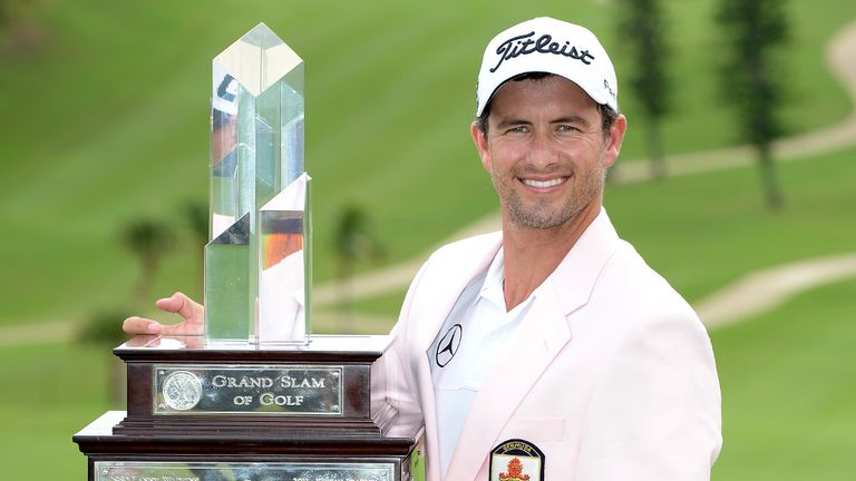 Adam Scott: Adds the pink jacket to the green one who claimed at Augusta back in April