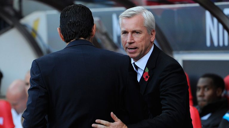 Alan Pardew: Saw Newcastle come unstuck at the Stadium of Light