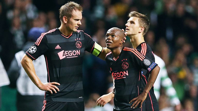 Ajax lost 2-1 at Celtic Park in Tuesday's Champions League encounter