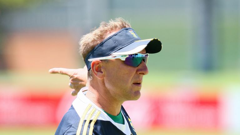 Allan Donald during the South African national cricket team training session at Axxess St Georges on January 09, 2013 in Port Elizabeth, South Africa