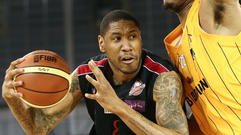 Andrew Sullivan: Leicester Riders player in BBL action