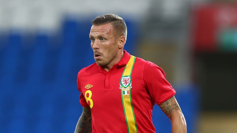 CARDIFF, WALES - AUGUST 14:  Craig Bellamy of Wales during the International Friendly match between Wales and Ireland at Cardiff City Stadium on August 14, 2013 in Cardiff, Wales.  (Photo by Michael Steele/Getty Images)