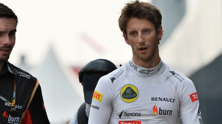 Romain Grosjean went out in Q1