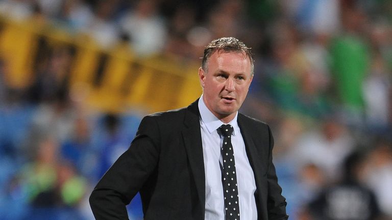 Northern Ireland manager Michael O'Neill during the FIFA 2014 World Cup Qualifying, Group F match at the Ramat Gan Stadium, Tel Aviv, Israel.