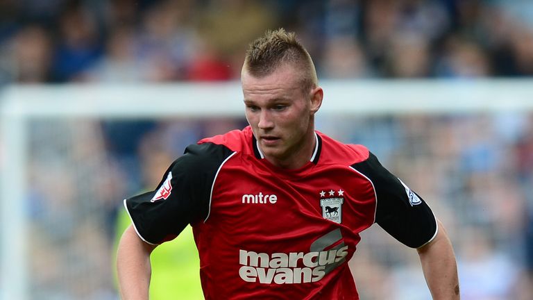 Ryan Tunnicliffe of Ipswich in action during the Sky Bet Championship match between Queens Park Rangers and Ipswich Town at Loftus Road on August 17, 2013 