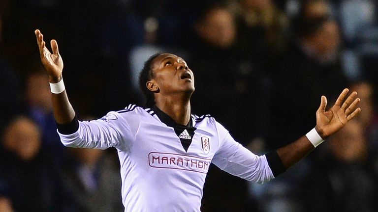Hugo Rodallega gave Fulham the lead against Leicester at the King Power Stadium