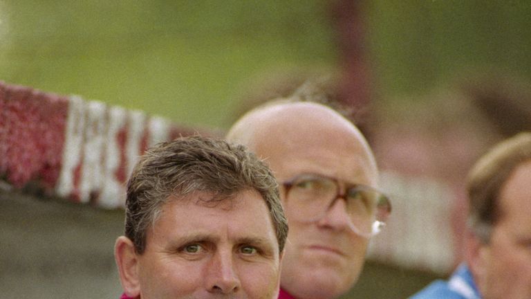 Scottish former footballer Ian Porterfield (1946 - 2007) during his tenure as manager of Chelsea F.C., 19th July 1992. (Photo by Shaun Botterill/Getty Images)