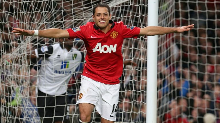 Hernandez doubled his tally in the second half as Manchester United took control 