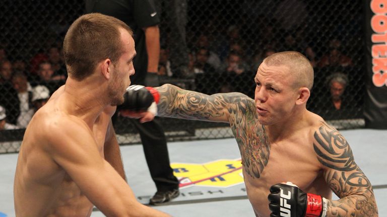 Ross Pearson (R) at UFC Fight Night at the Frank Irwin Center on September 15, 2010