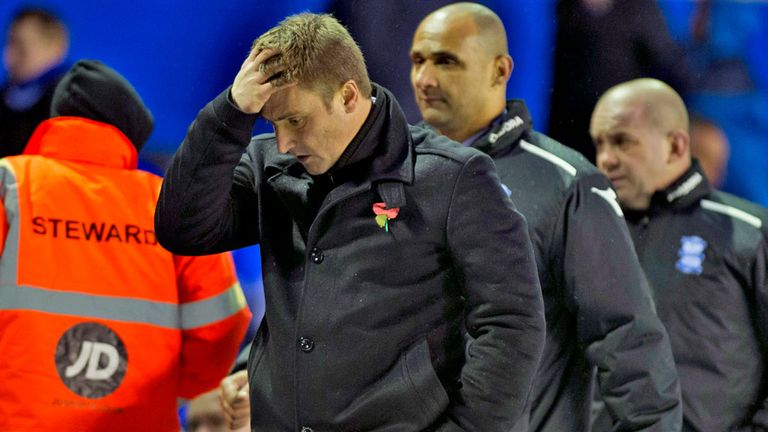 Lee Clark put Terry McDermott in to answer questions