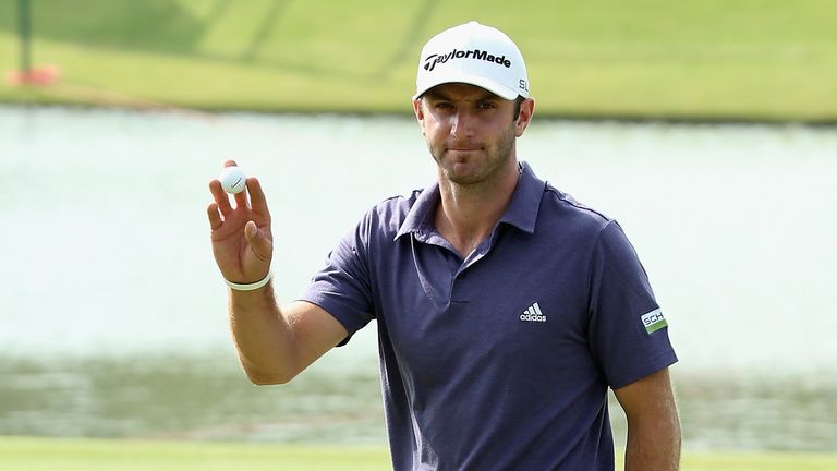 Dustin Johnson: Roared into a five-shot lead
