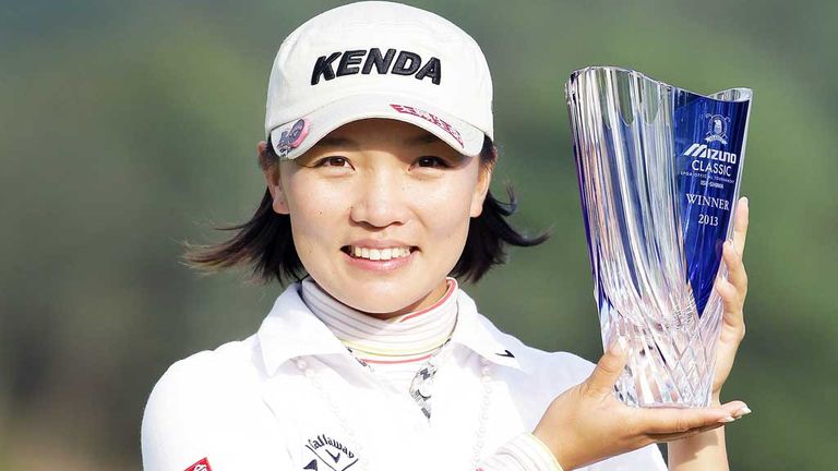 Teresa Lu: Celebrates her Mizuno Classic success