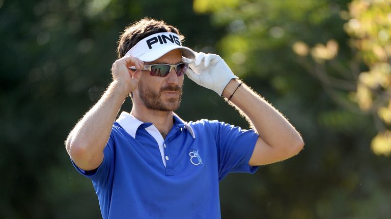 Alejandro Canizares during the first round of the DP World Tour Championship in Dubai.